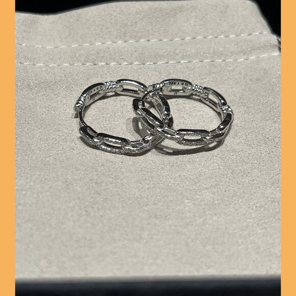 𝙳𝚊𝚟𝚒𝚍 𝚈𝚞𝚛𝚖𝚊𝚗 Silver Earrings - Picture 6 of 6